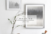 Frame mock up, interior mockup, a Mockup by VISTYLE STUDIO (Thumbnail 1 of 3)