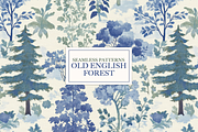 Old English Forest Seamless Patterns, a Pattern Graphic by Digital Museum (Thumbnail 2 of 10)