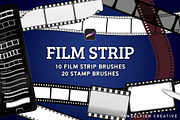 Film Strip Brush Set for Procreate, a Brush Add-On by AngelfishCreative (Thumbnail 1 of 8)