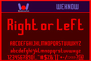 High Consequences font, a Font by weknow (Thumbnail 2 of 8)