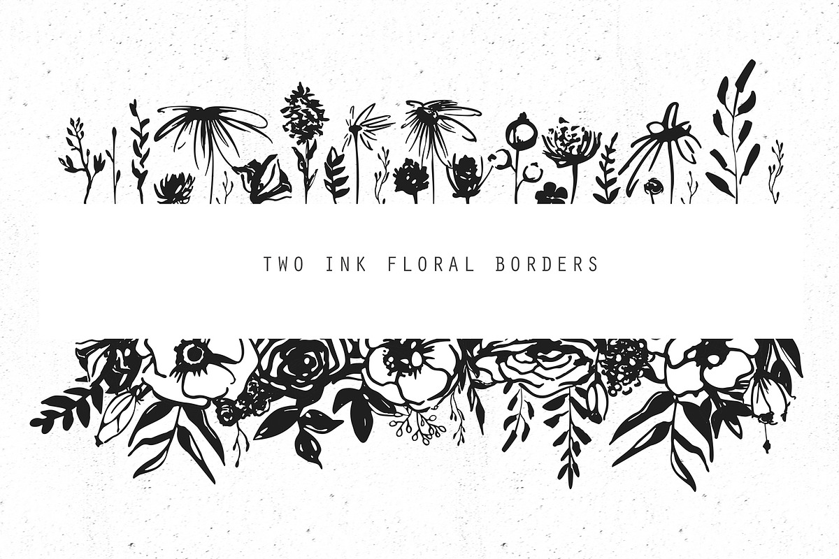 Ink floral collection. Floral ABC, an Illustration by Vera●Suleimanova (Photo 14 of 19)