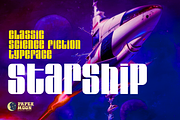 PM Starship Sci-Fi Font, a Sans Serif Font by Paper Moon Graphic Supply (Thumbnail 1 of 6)