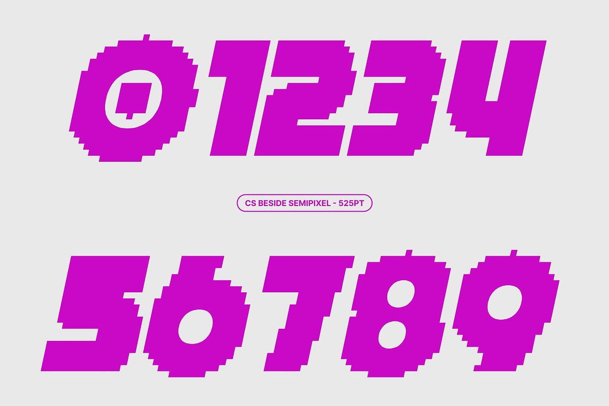 CS Beside Semipixel, a Sans Serif Font by Craft Supply Co. (Photo 5 of 8)