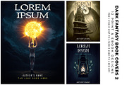 Dark Fantasy Book Covers 02, a Print Template by Digital Art Creations (Thumbnail 4 of 5)