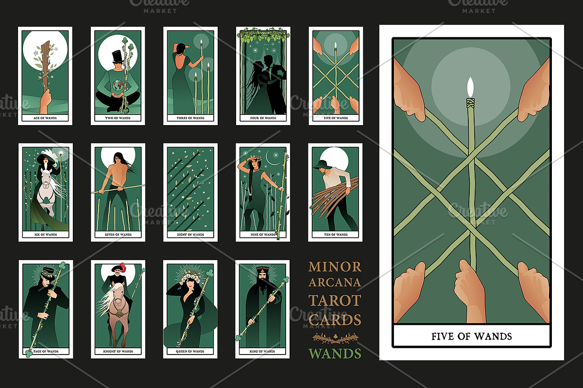 Complete Tarot. NEW!, an Illustration by La Inspiratriz (Photo 5 of 5)