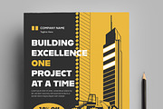 Industrial Construction Services, a Flyer Template by MightyDesign (Thumbnail 2 of 8)