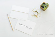 Stock Photo | Greeting Card Mockup, a Print Template by JanaBishopCollection (Thumbnail 1 of 2)