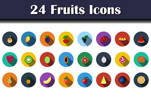 Fruits Icon Set