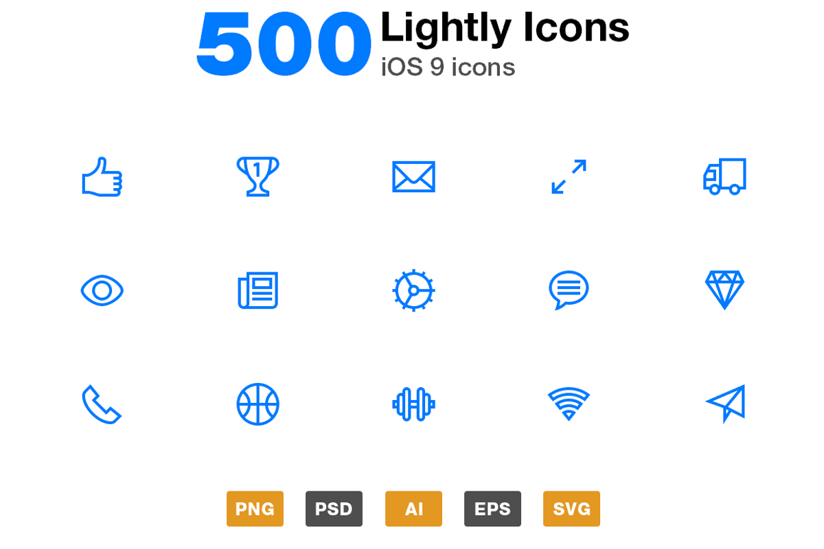 Lightly Icons, an Outline Icon by Timothy Miller (Photo 1 of 4)