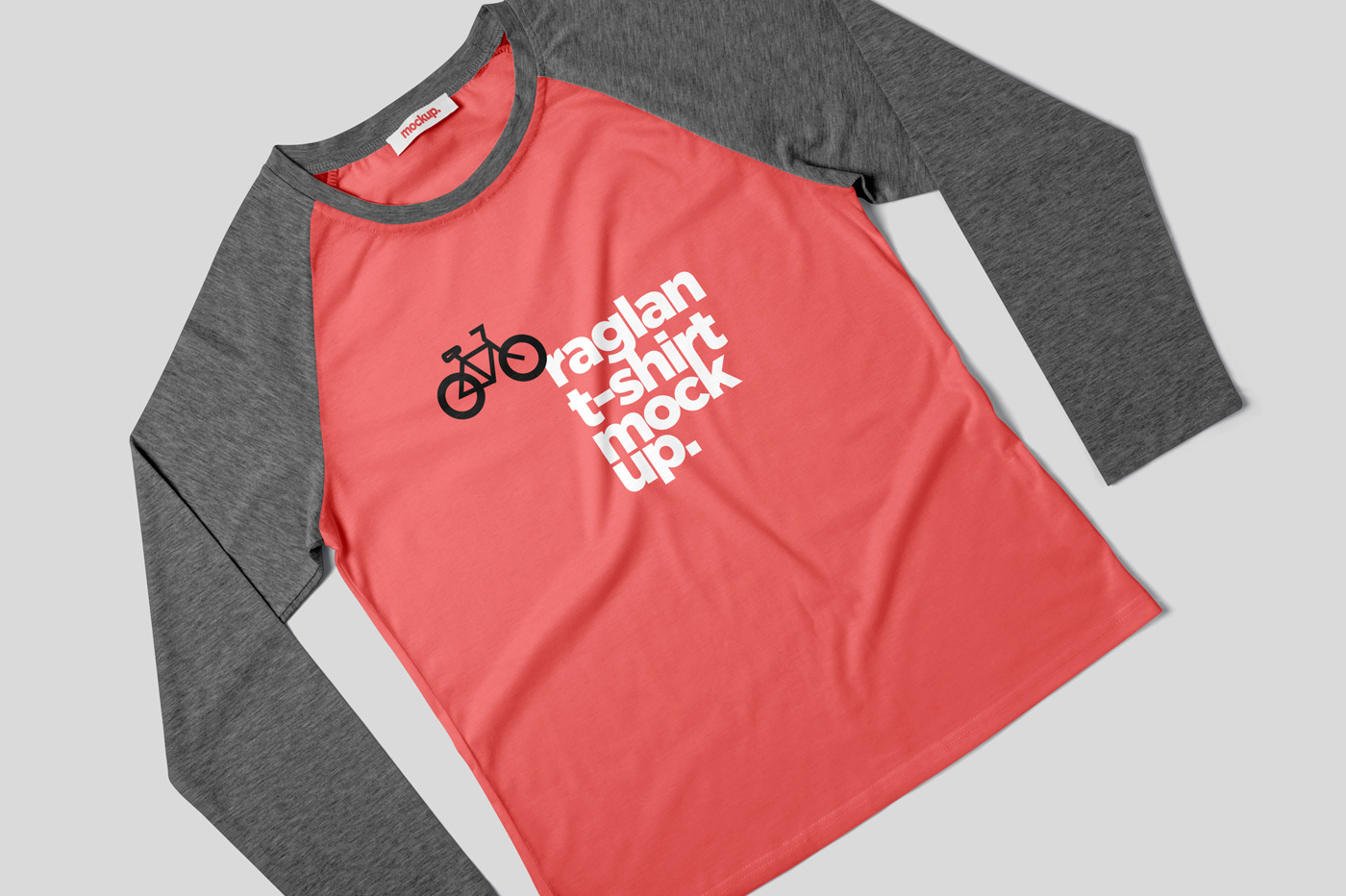 Raglan Full Sleeve T-Shirt Mockups, a Shirt Mockup by GfxFoundry