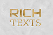 Gold Foil Photoshop Text Effect, a Layer Style Add-On by MRI STUDIO (Thumbnail 24 of 29)