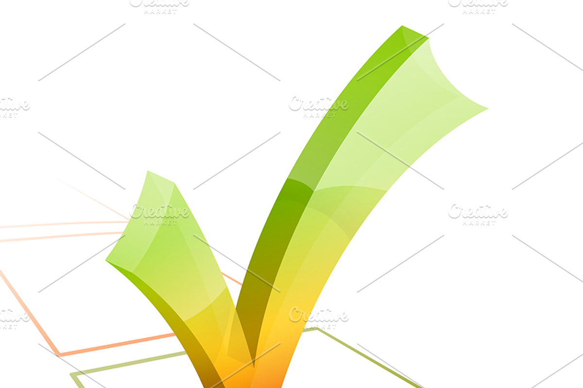 Online Test Concepts Ticks and Check, a Technology Illustration by TAlex (Photo 4 of 7)