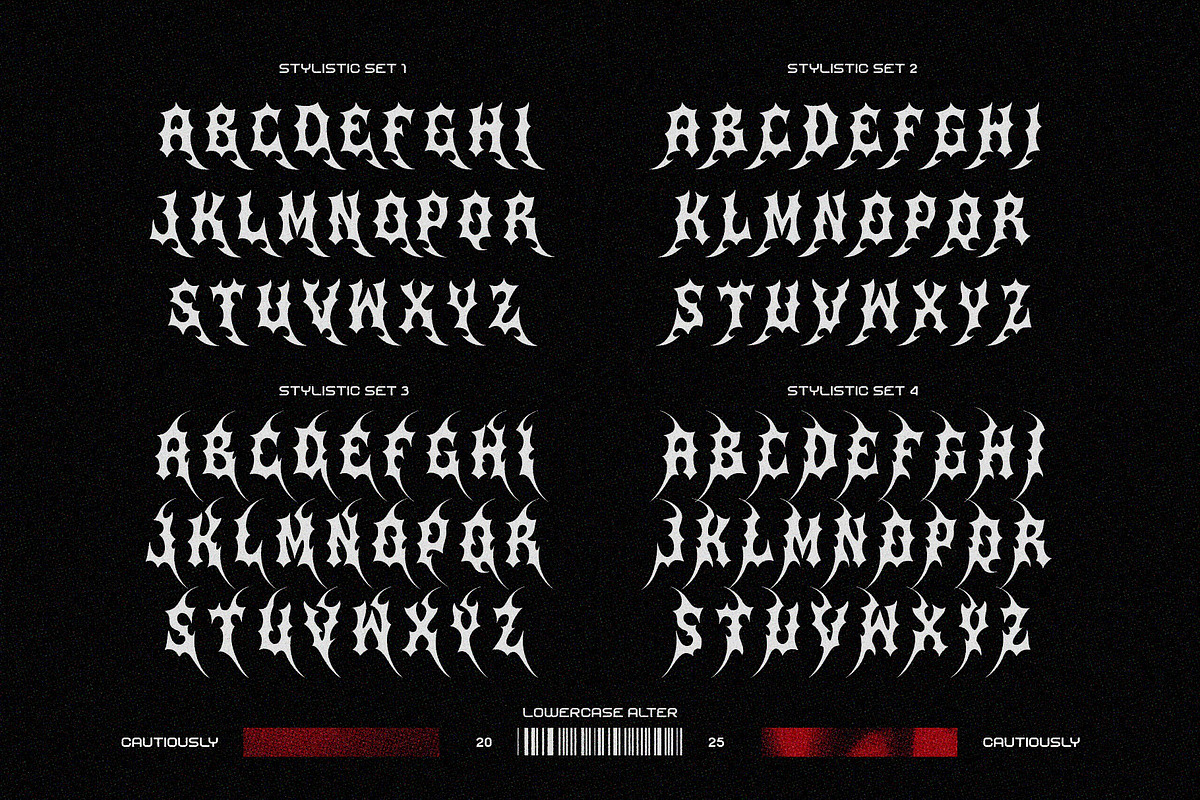 Dead Sky Darkletter Typeface, a Blackletter Font by alit design (Photo 16 of 17)