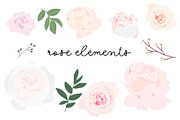 Rose Gold Wedding DIY Bundle Set, a Decorative Illustration by MooBeer (Thumbnail 7 of 8)