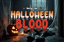 Halloween Blood - Spooky Font