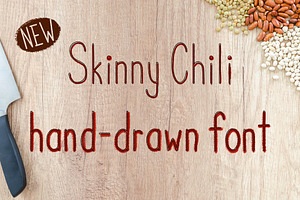 Skinny Chili font
