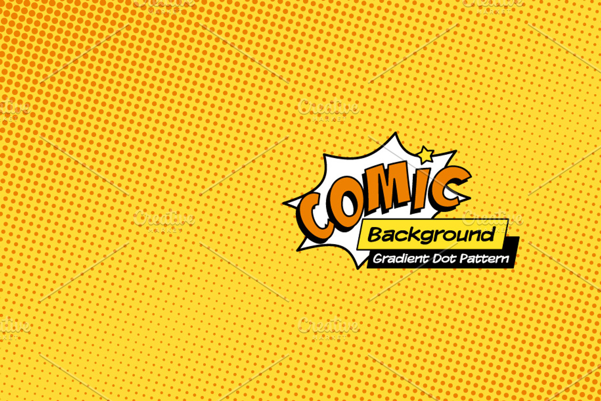 Retro Comic backgrounds, a Texture Illustration by Greeek (Photo 5 of 5)