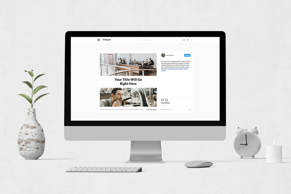 Restaurant Instagram Posts, a Social Media Template by Social Corner Graphics (Photo 4 of 8)