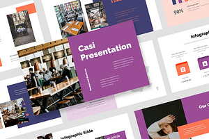Casi : Food Business Google Slides, a Presentation Template by Punkl Camp