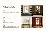 45 Christmas Frame Canva Mockups, a Household Mockup by Matisse Studio (Thumbnail 3 of 9)