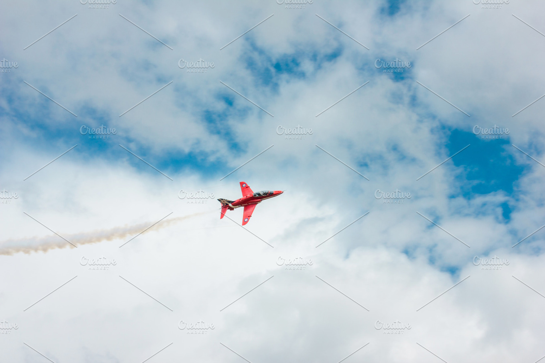 Single Plane Stock Photo