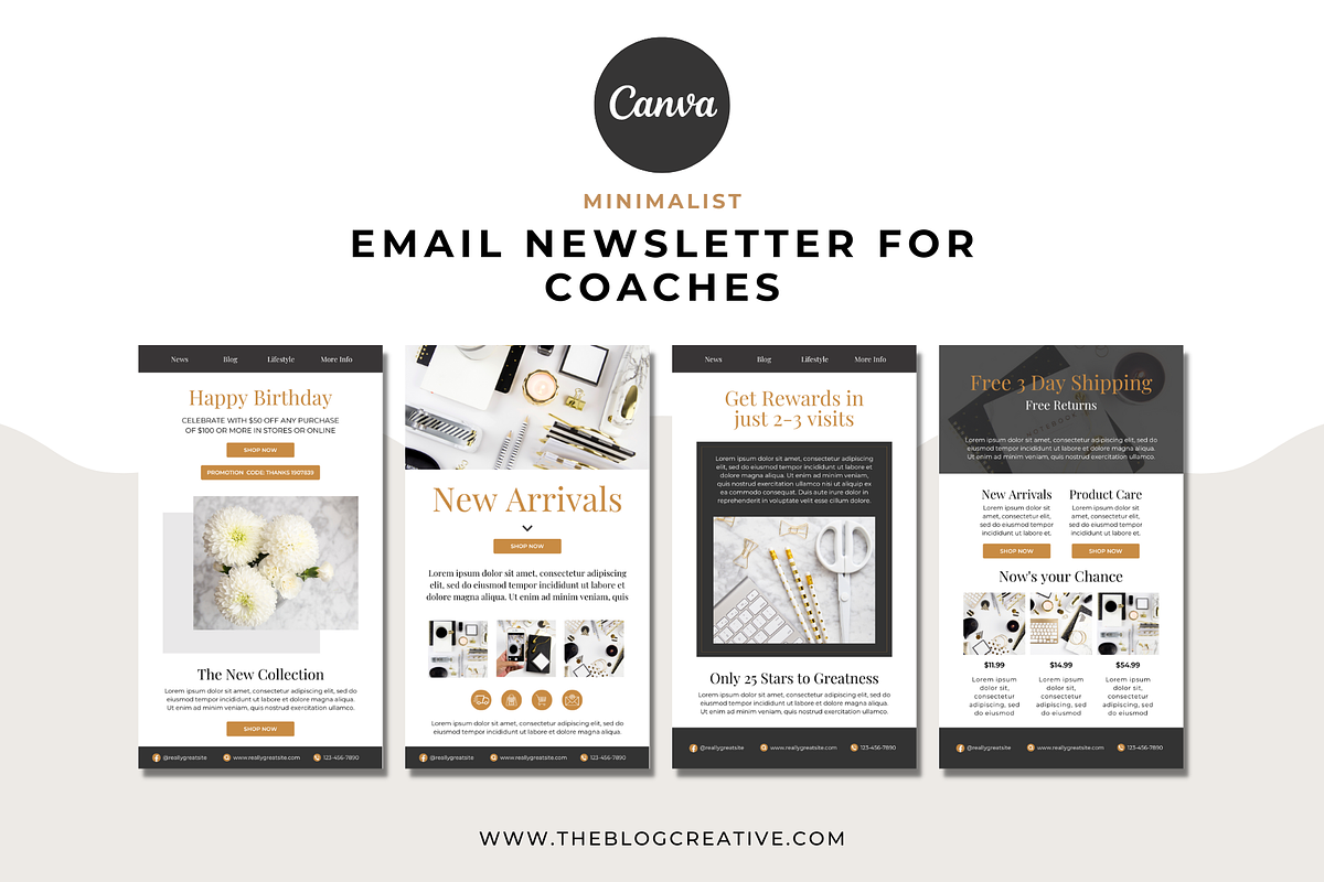 Minimalist E-com Email Template, an Email Template by The Blog Creative (Photo 4 of 7)