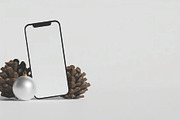 Christmas Festive Elements Mockup, an Advertising Mockup by skybluecreative (Thumbnail 2 of 3)