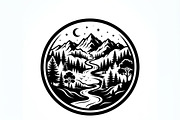 60 Eco Globe Landscape Silhouette, a Technology Illustration by Amazin_art (Thumbnail 9 of 29)