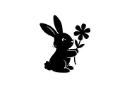 Cute Easter Bunny Silhouette bundle, an Illustration by Artivon (Thumbnail 20 of 51)