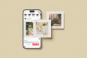 Instagram Post Mockup, an iPhone Mockup by Twins_studio926 (Thumbnail 5 of 5)