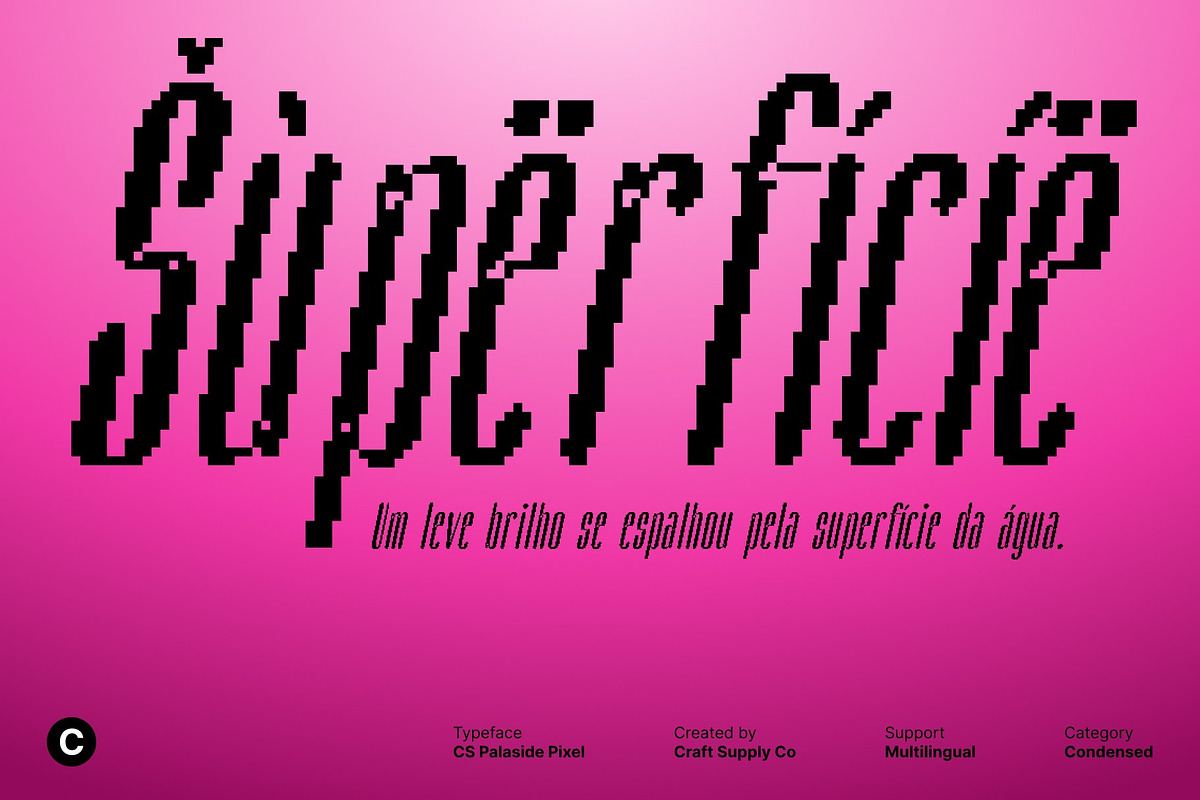 Palaside Pixel, a Sans Serif Font by Craft Supply Co. (Photo 7 of 8)