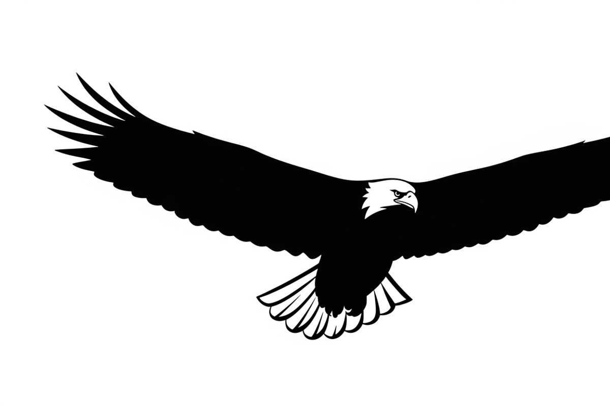 Powerful eagle flying wall art, an Illustration by Amazin_art (Photo 6 of 26)