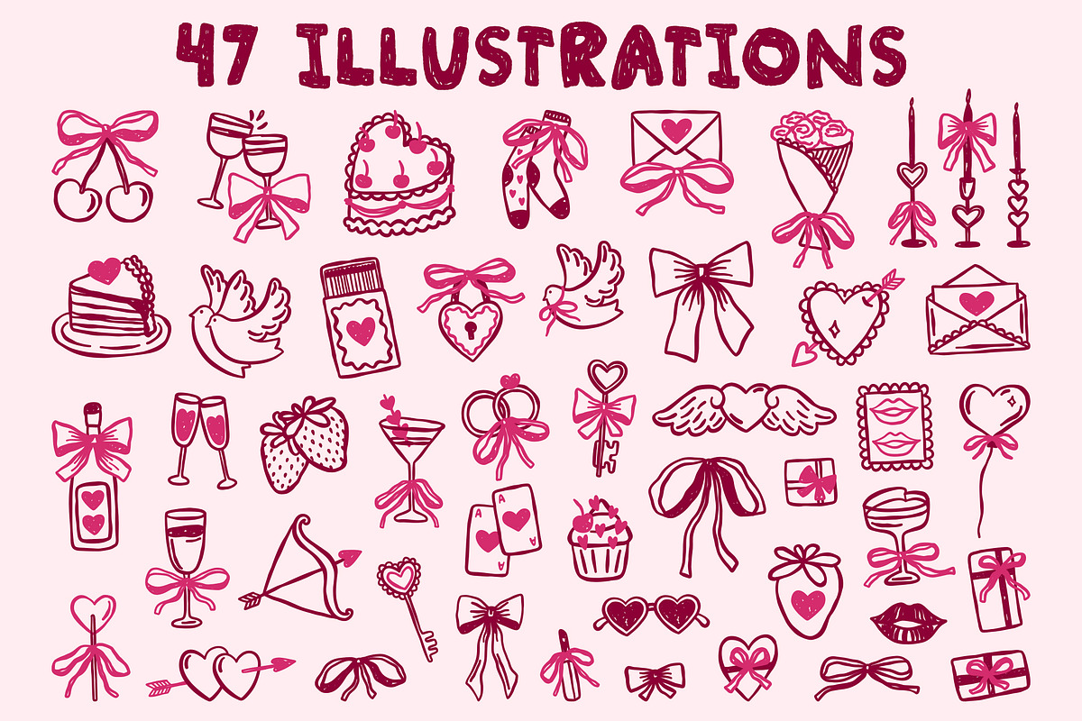 Valentine Frames And Illustrations, an Object Graphic by ArtFM (Photo 7 of 11)