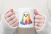 Cute Rainbow Halloween Clipart, an Illustration by designcity5 (Thumbnail 4 of 5)
