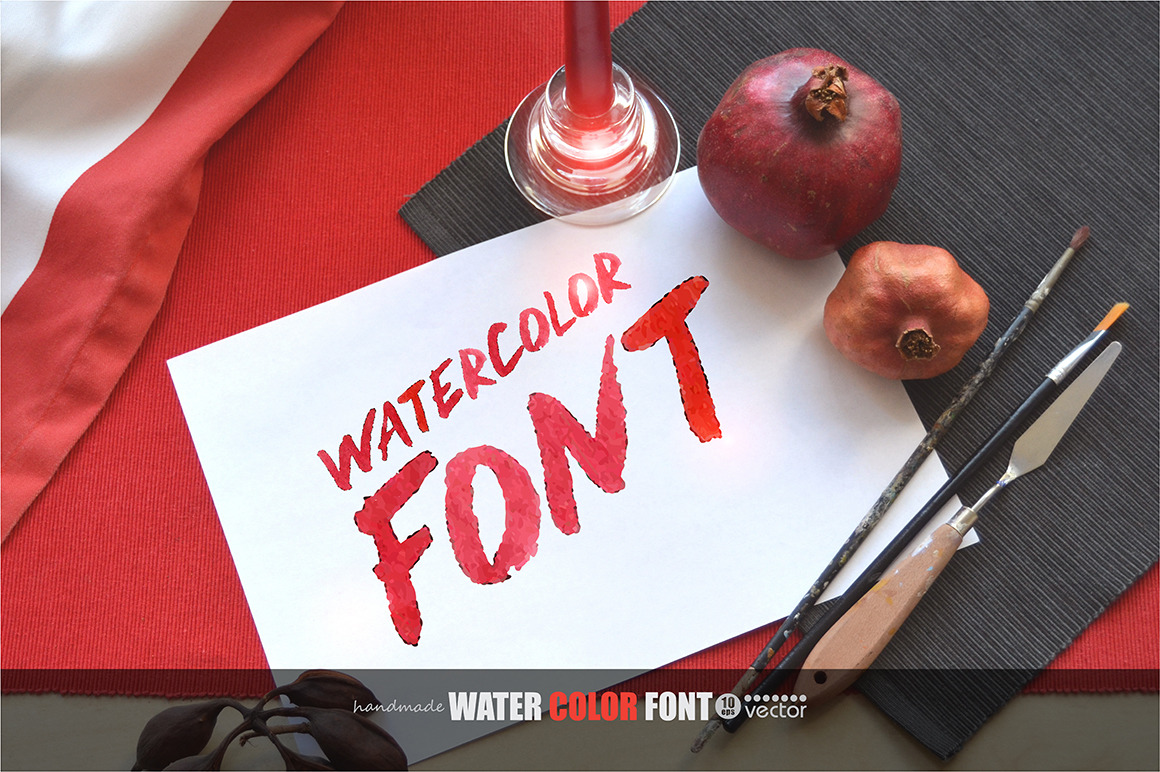 RED! Handwritten Letter Set, an Illustration by GalaStudio