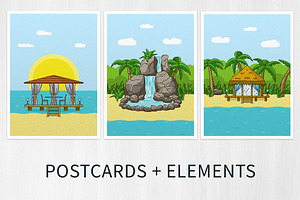 Tropical postcards