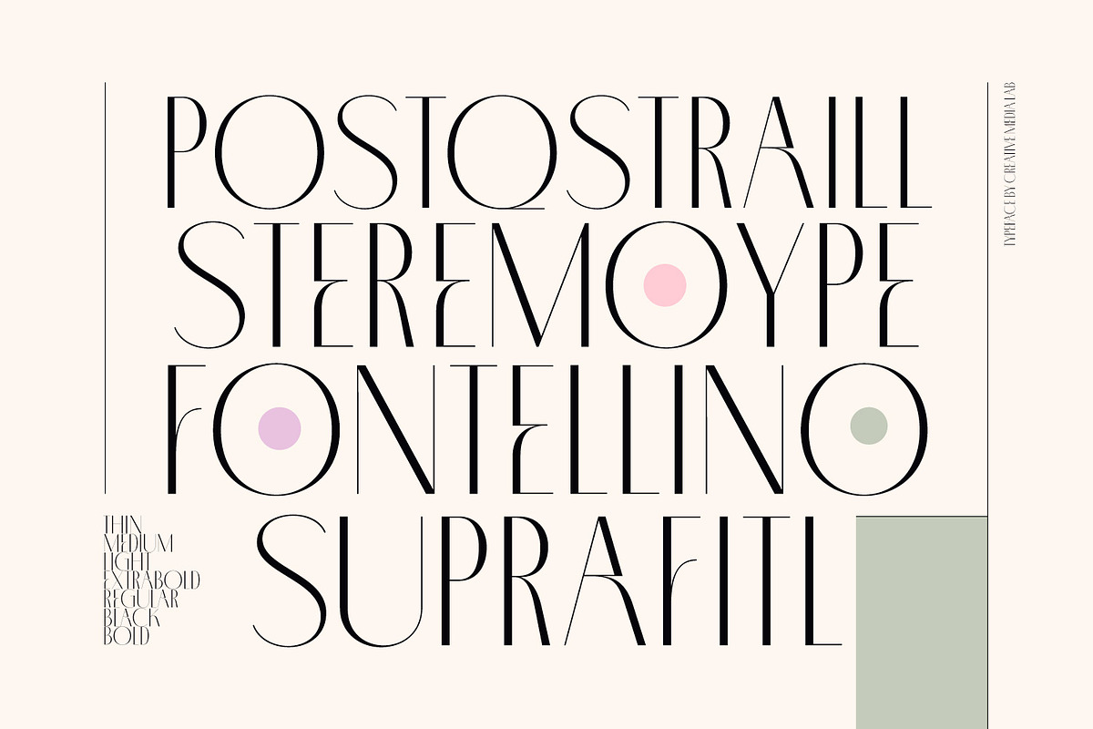 Poria - Modern Display font, a Sans Serif Font by creativemedialab (Photo 2 of 11)