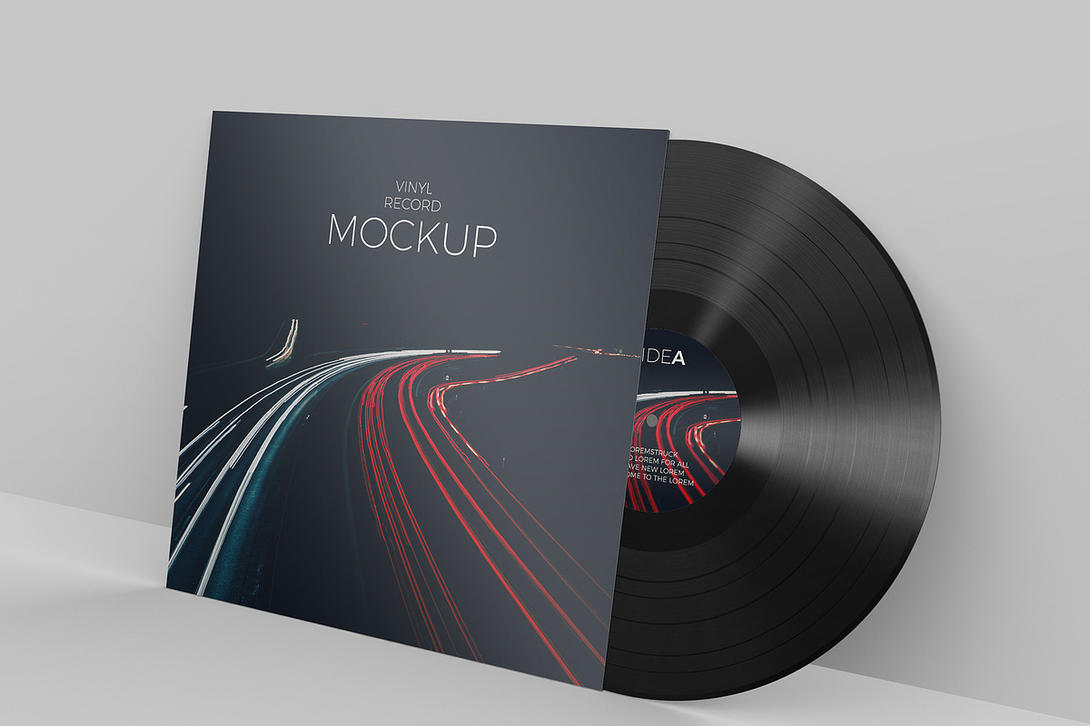 Vinyl Record Mockup, a Hoody Mockup by KIPET (Photo 5 of 14)
