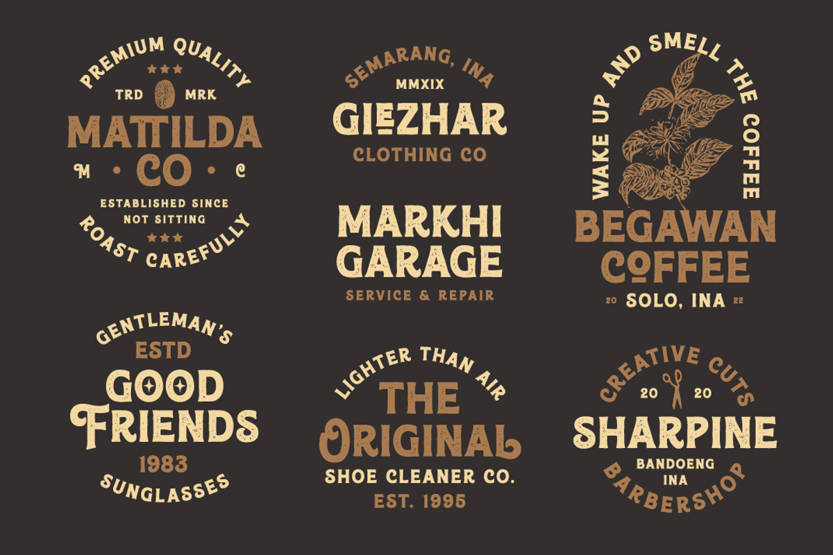 Anerome - Vintage Display Font, a Serif Font by Zarma Type (Photo 4 of 12)