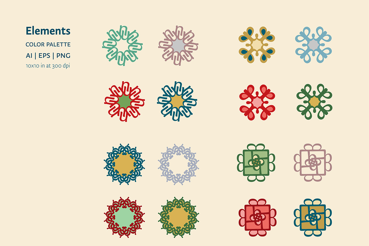 Winter Holidays Joy Collection, a Pattern Graphic by Type Art Crafters (Photo 12 of 15)