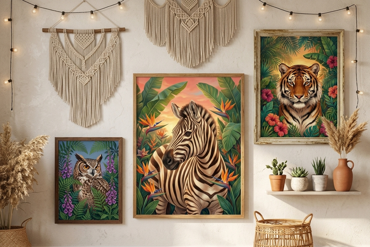 33 Boho Maximalist Jungle Printable, a Decorative Illustration by Image for Sale (Photo 2 of 3)