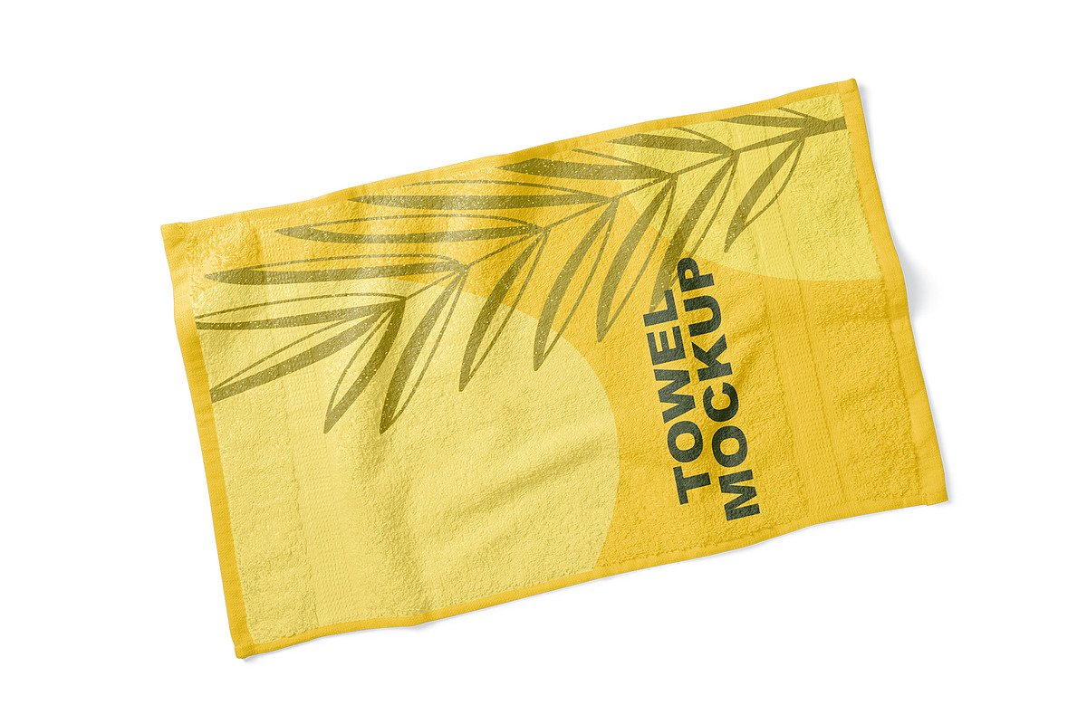 Towel Mockup, a Household Mockup by mockupbuys (Photo 3 of 5)