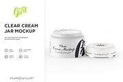 3 PSD Clear Cream Jar Mockup, a Product Mockup by Green Art (Thumbnail 4 of 12)