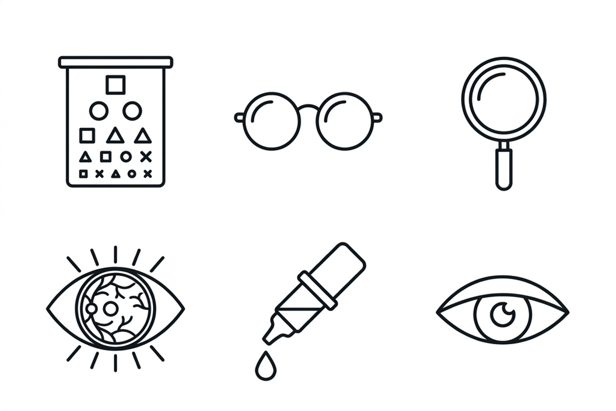 Bundles Set Optical Store Icons, an Outline Icon by adenpinkstore (Photo 44 of 44)