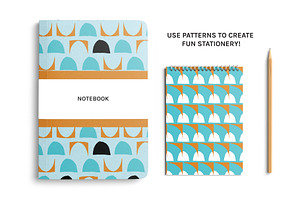 Mod Mid Century Seamless Patterns