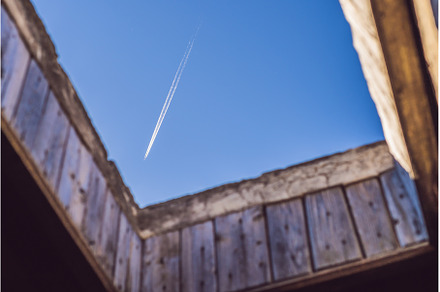 The passenger plane is flying. View, a Transportation Photo by Elizaveta Galitskaya