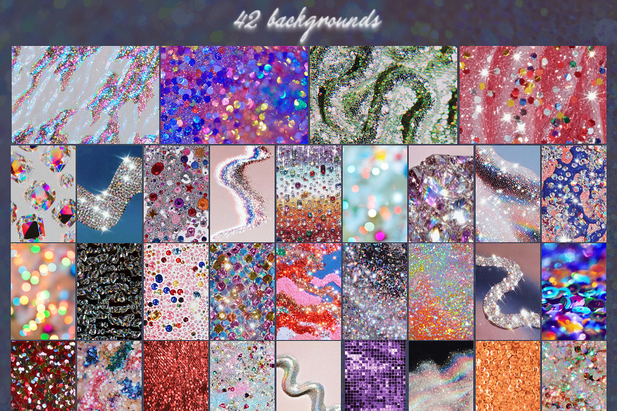 Crystal Haze: Mixed Collage Pack, an Object Graphic by Anastasiia VNSK (Photo 12 of 13)
