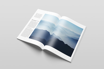 Open Magazine Mockup
