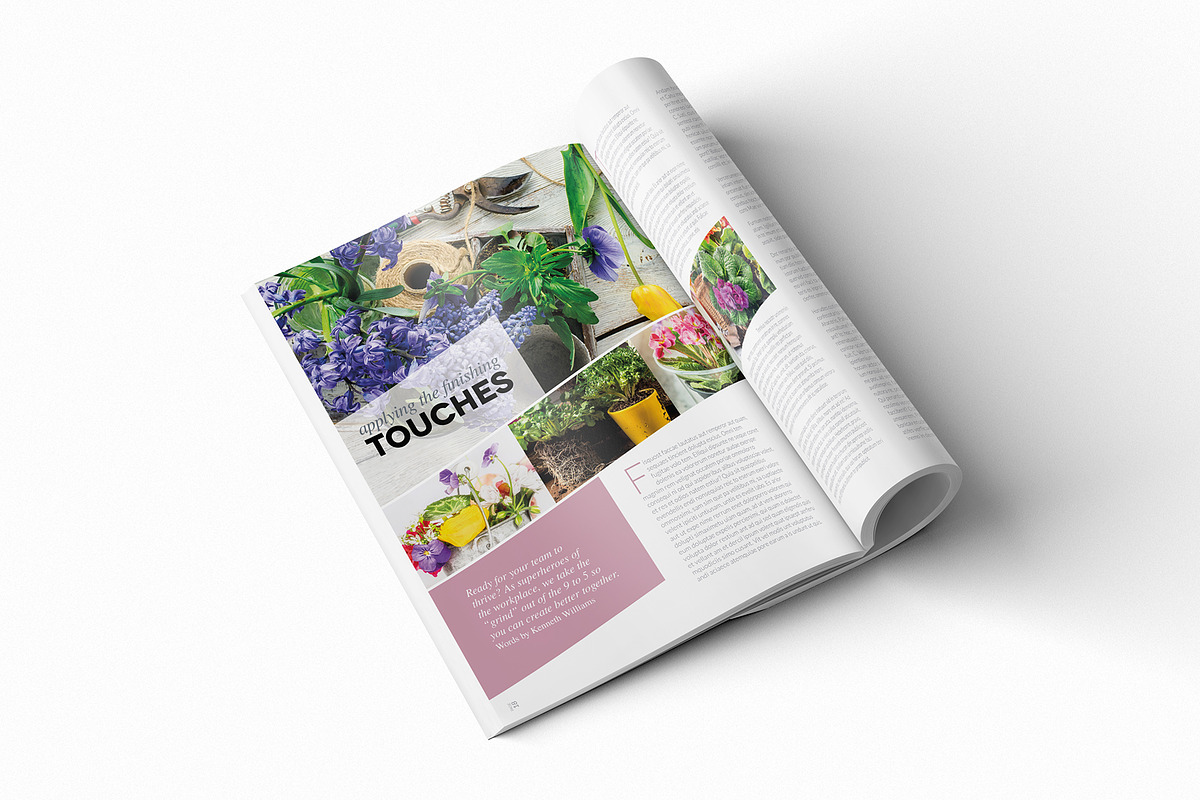 Magazine Template InDesign 16, a Magazine Template by Love Graphic Design (Photo 2 of 20)