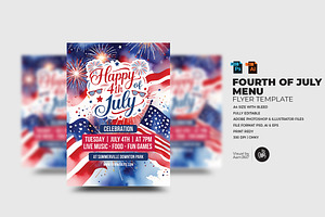 4th Of July Flyer Template, a Flyer Template by Aam360